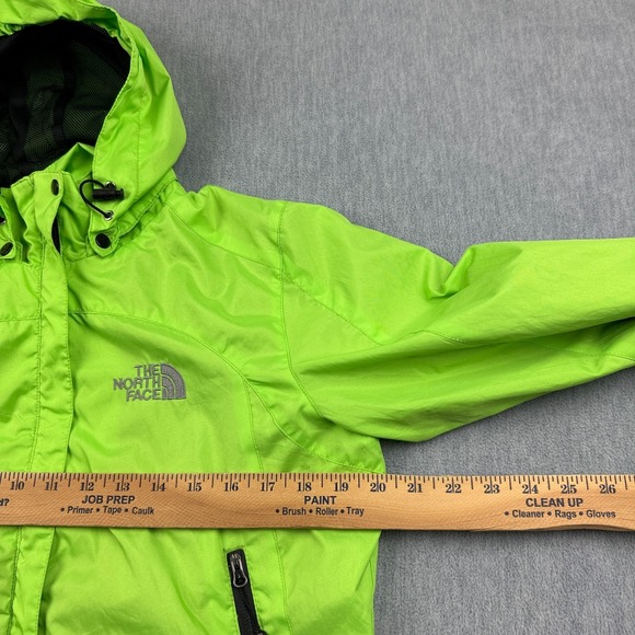 The North Face Jacket Womens Medium Green Raintex Hyvent DT Hooded Raincoat - Picture 11 of 16